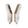 Автомобільне зарядне пристрій Baseus smart-thin business series White/Gold
