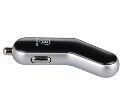 Автомобільне зарядне пристрій Baseus smart-thin business series White/Gold