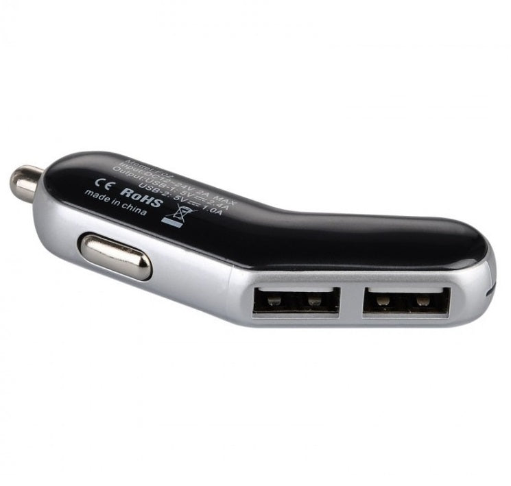 Автомобільний зарядний пристрій Baseus smart-thin business series Grey/Silver