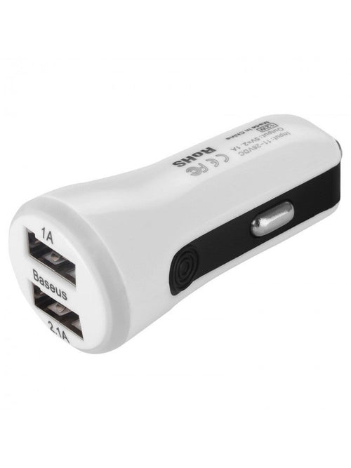 Автомобільне зарядне пристрій Baseus Tiny White