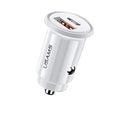 Автомобільне зарядне пристрій Usams US-CC086 C12 (QC4.0+PD3.0) Fast Charging Білий