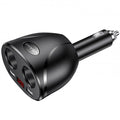Зарядний пристрій для телефона в авто Usams US-CC099 C16 96W (2 USB і 2 прикурювачі) Black