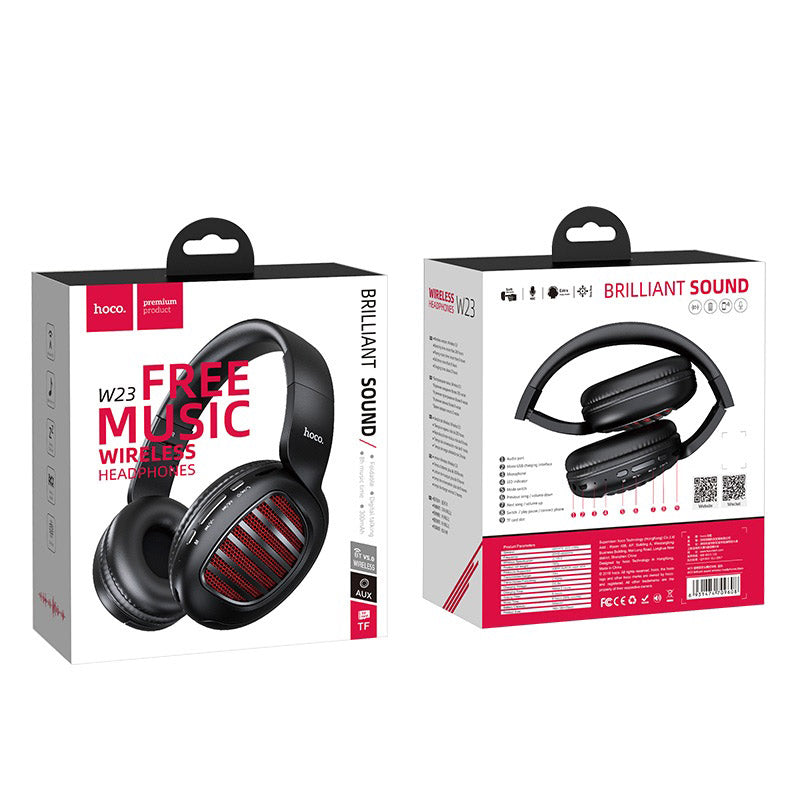 Bluetooth навушники Hoco W23 Brilliant sound Black