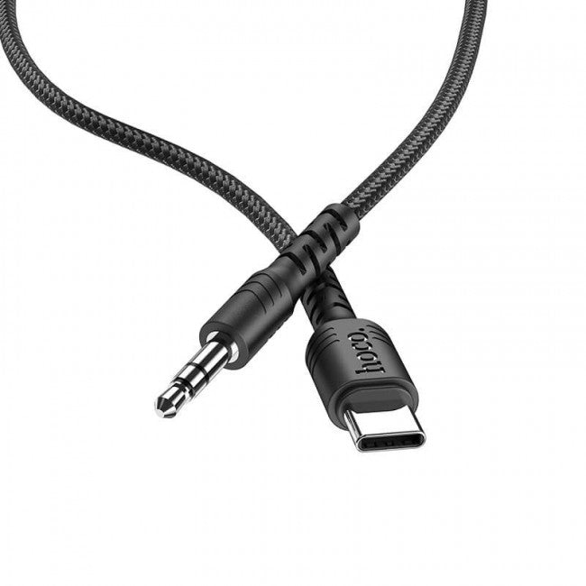 Кабель Hoco UPA17 Type-C to Aux Digital audio conversion cable 1m Black