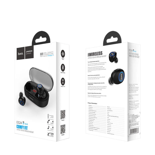 Bluetooth навушники Hoco ES24 Black