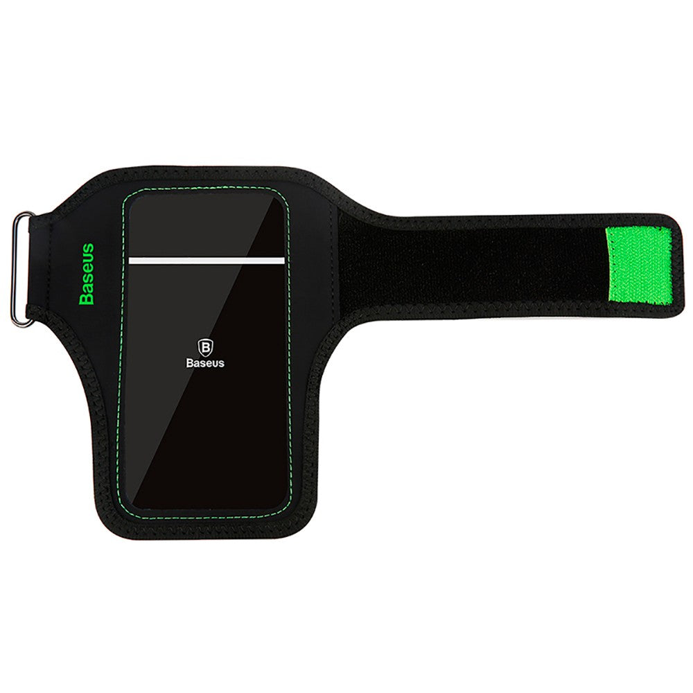Спортивний чохол на руку Baseus Move Flexible Wristband 5" Black and Green