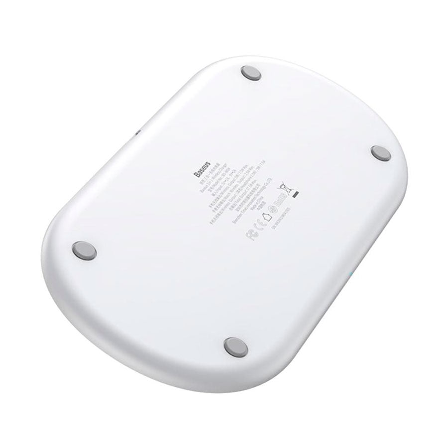 Бездротовий зарядний пристрій (AirPower) Baseus Smart 3in1 Wireless (для Apple Watch, iPhone, AirPods) 18W MAX White
