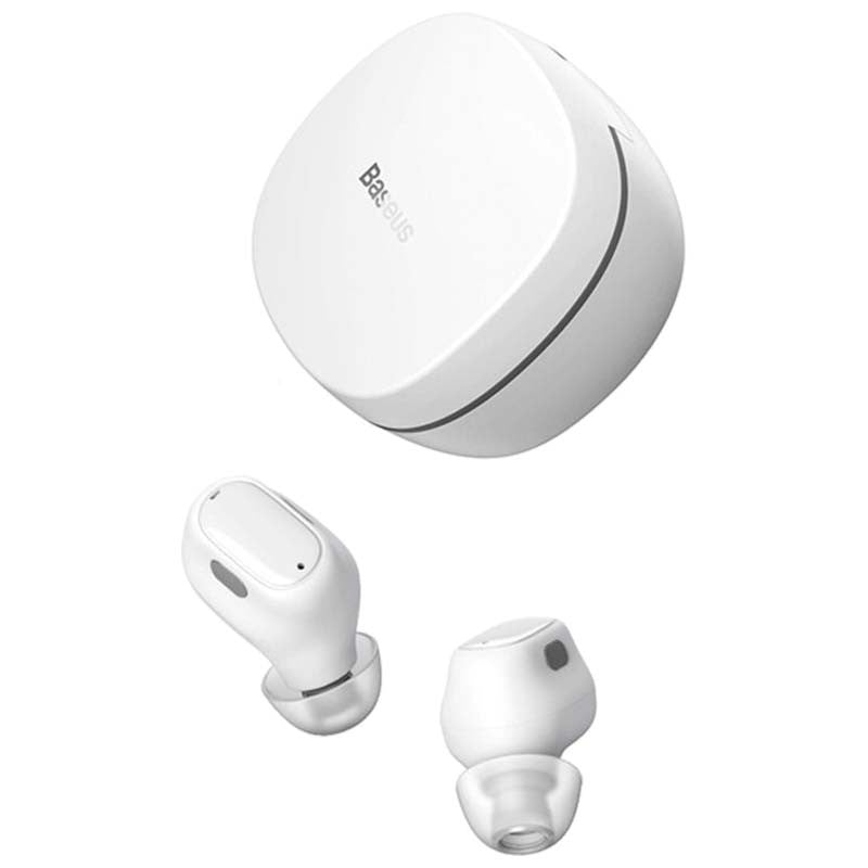 Бездротові Bluetooth навушники Baseus Encok True Wireless Earphones WM01 White