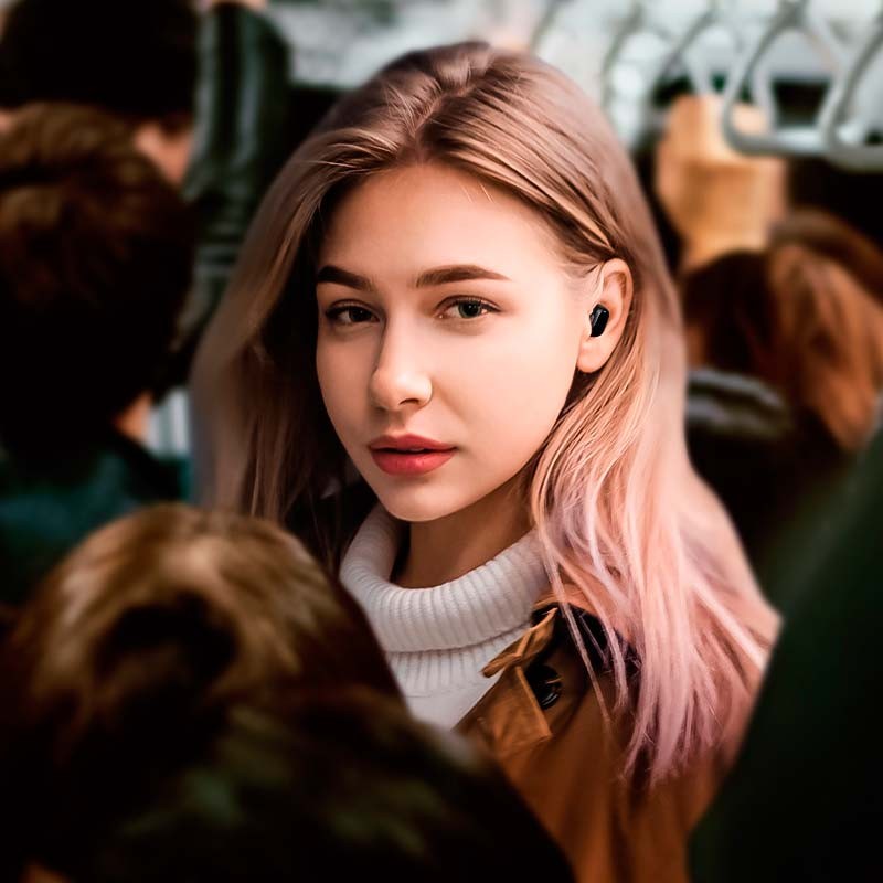 Бездротові Bluetooth навушники Baseus Encok True Wireless Earphones WM01 Black