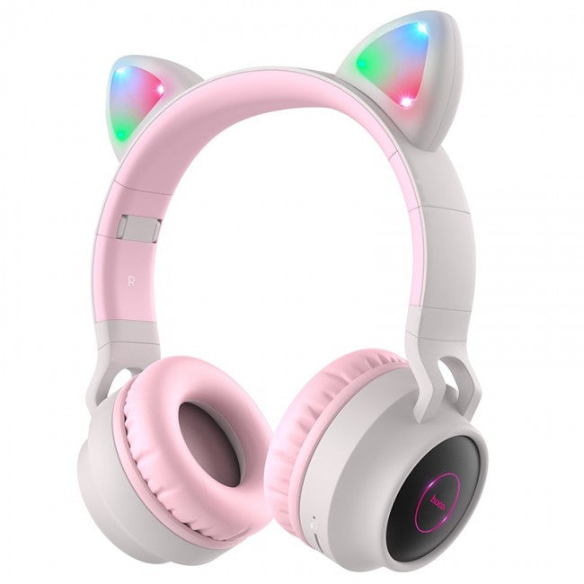 Бездротові навушники Hoco W27 Cat ear Grey