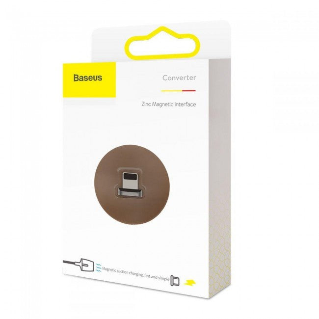 Магнітний адаптер Lightning для кабеля Baseus Zinc Magnetic срібний