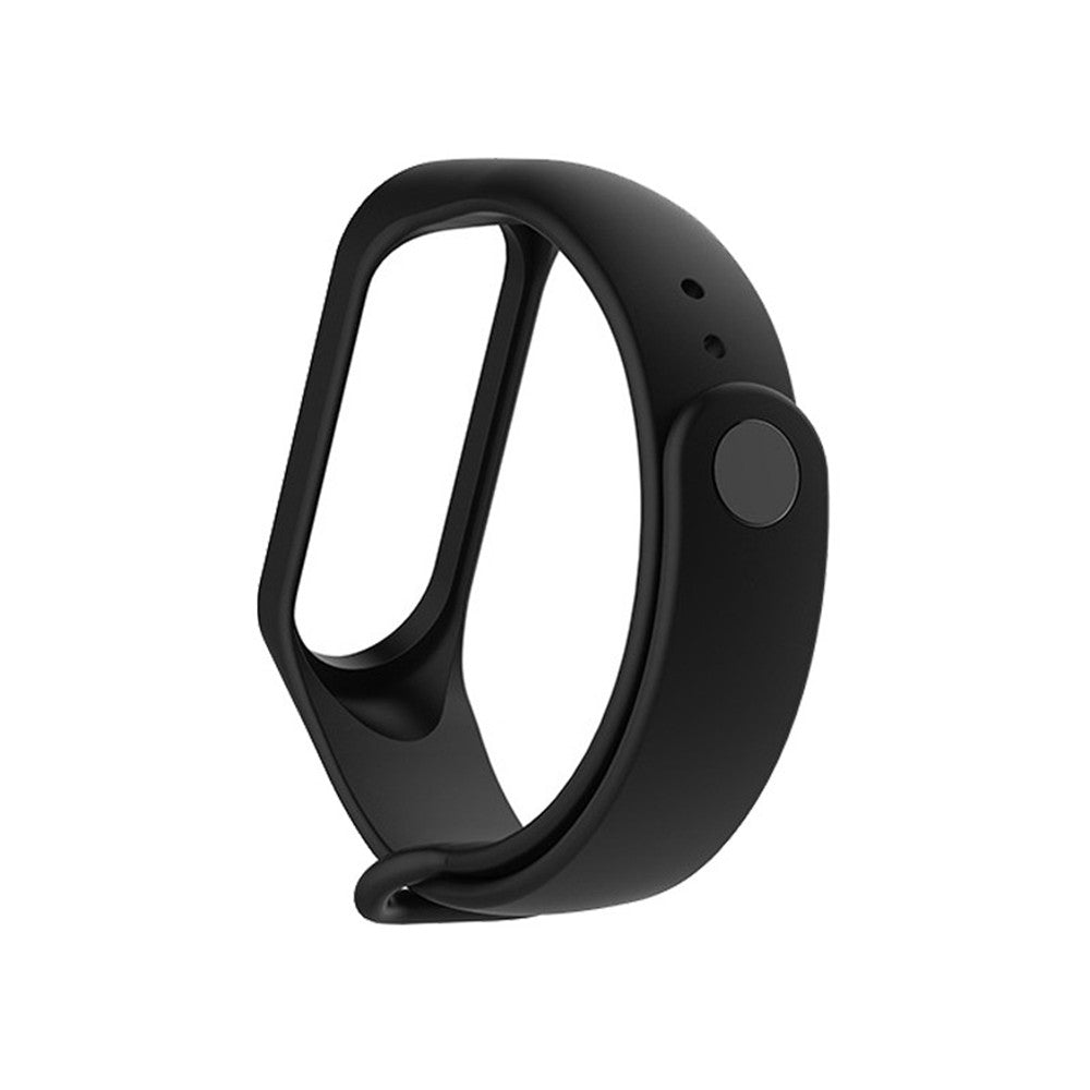 Без бренда Ремінь для фітнес браслета Xiaomi Mi Band 3/4 Black