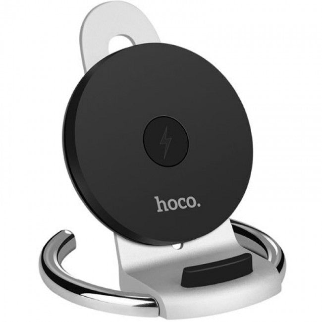 Бездротовий зарядний пристрій Hoco CW5A Unhindered (1.1A) Silver