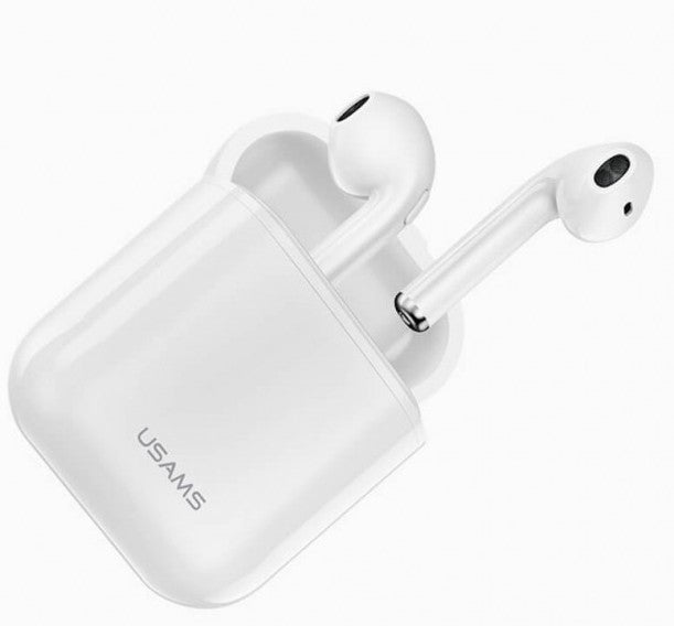 Bluetooth навушники Usams LU Dual Earphones White