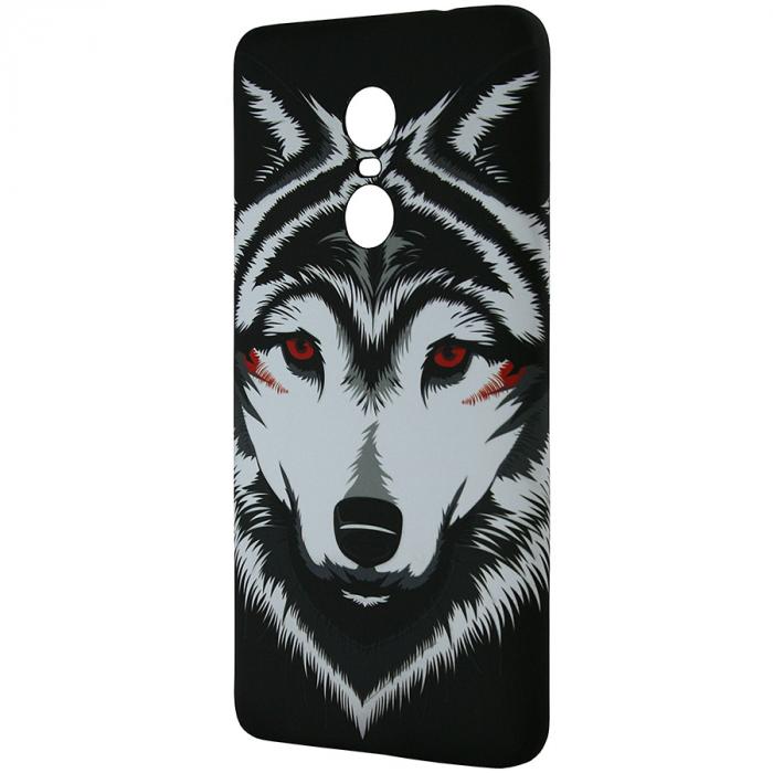 Силіконовий чохол TPU Inavi GALLERY для Xiaomi RedMi 5 Plus Wolf Без бренда