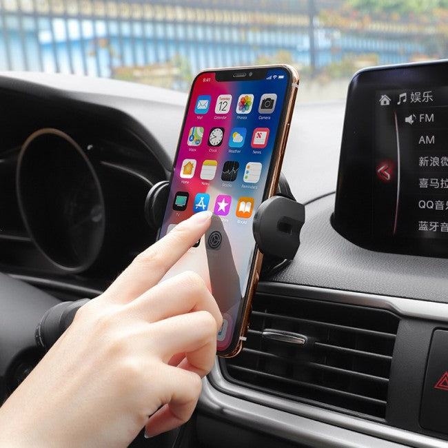 Автодержатель Hoco CA35 Lite auto-induction Black