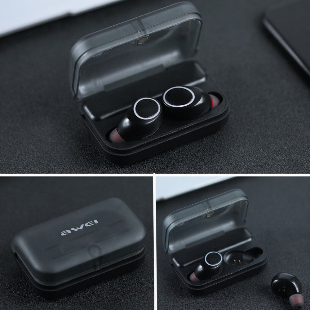 Бездротові Bluetooth навушники Awei T3 TWS Чорний