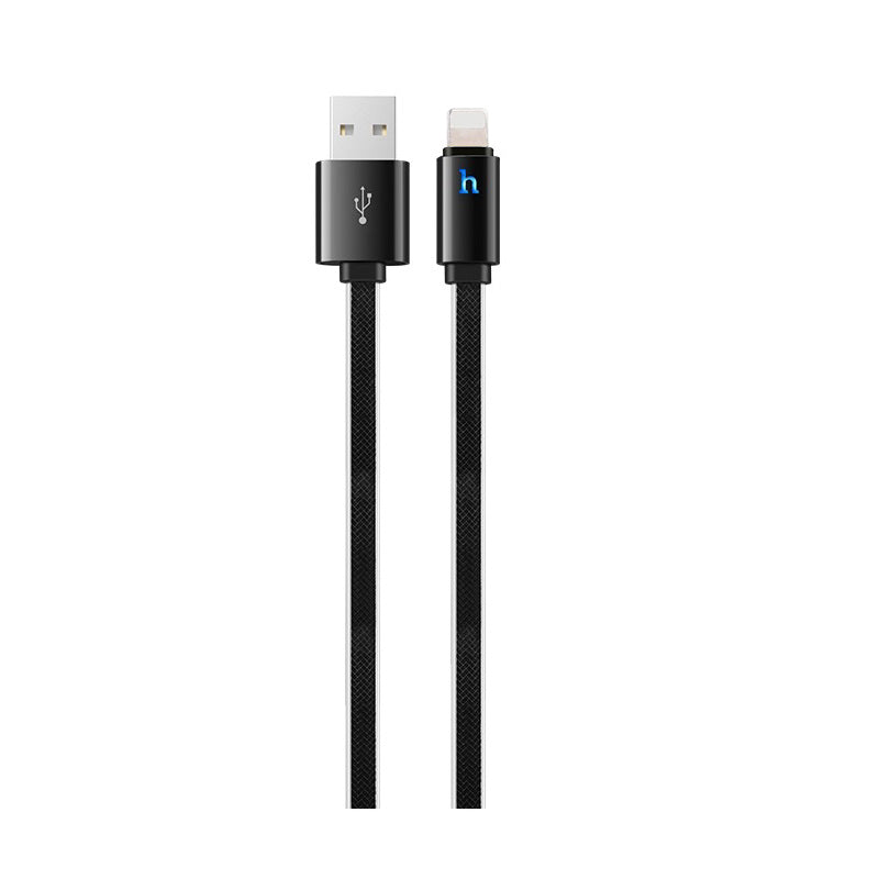 Кабель Hoco UPL12 Plus Jelly Lightning 1.2m Чорний