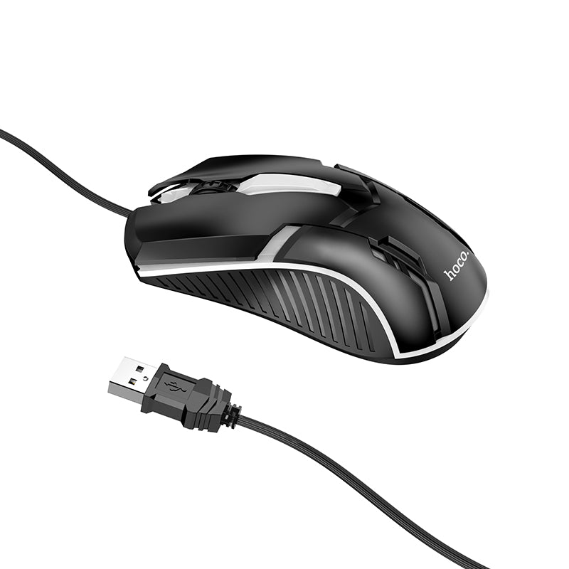 Ігровий комплект 2 в 1 для ПК Hoco GM11 Terrific glowing gaming keyboard and mouse клавіатура + мишка LED підсвічування