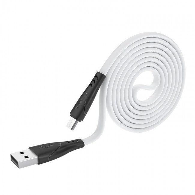 Кабель Hoco X42 Soft Silicone for MicroUSB Білий