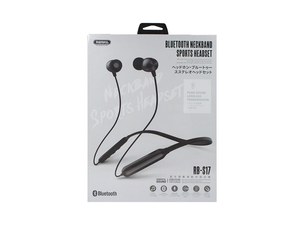 Bluetooth навушники Remax RB-S17 Neckband Sports Headset Tarnish