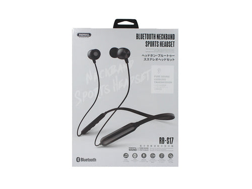 Bluetooth навушники Remax RB-S17 Neckband Sports Headset Tarnish