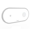 Бездротовий зарядний пристрій 2в1 Hoco CW20 (для Apple Watch, iPhone) White