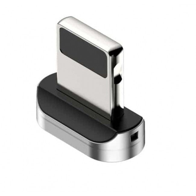 Магнітний адаптер Lightning для кабеля Baseus Zinc Magnetic срібний