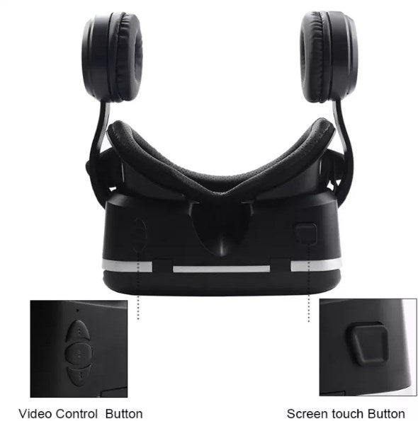 Окуляри віртуальної реальності Shinecon VR SC-G04E Black