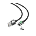 Магнітний кабель Baseus Zinc Magnetic Micro 2A 1m Чорний