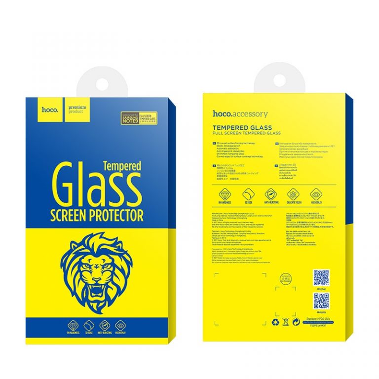 Захисне скло Hoco Full screen HD tempered glass для Samsung Galaxy Note 9 Black