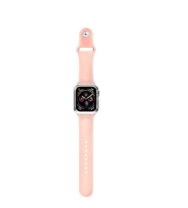 Ремінець Hoco WB09 (з бампером) для Apple Watch Series 1/2/3/4 (42/44mm) Pink