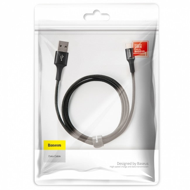 Кабель Baseus halo HW Type-C 40W (3А) 2m Black