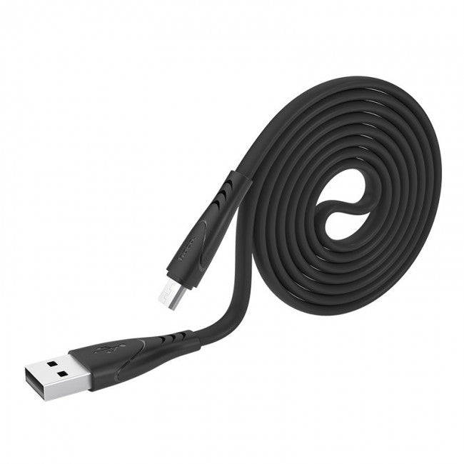 Кабель Hoco X42 Soft Silicone for MicroUSB Чорний