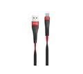 Кабель Hoco U39 Slender microUSB 1.2м Red+Black