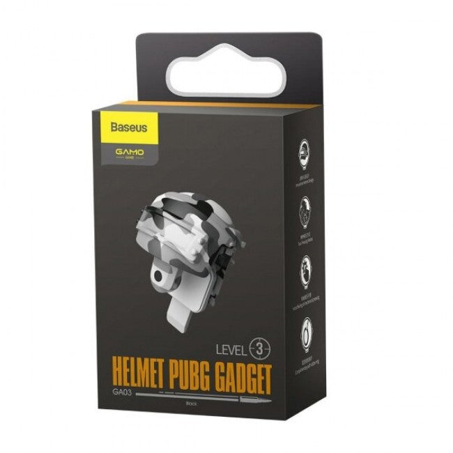 Ігрові тригери для телефону Baseus Level 3 Helmet PUBG Gadget GA03 Camouflage Gray