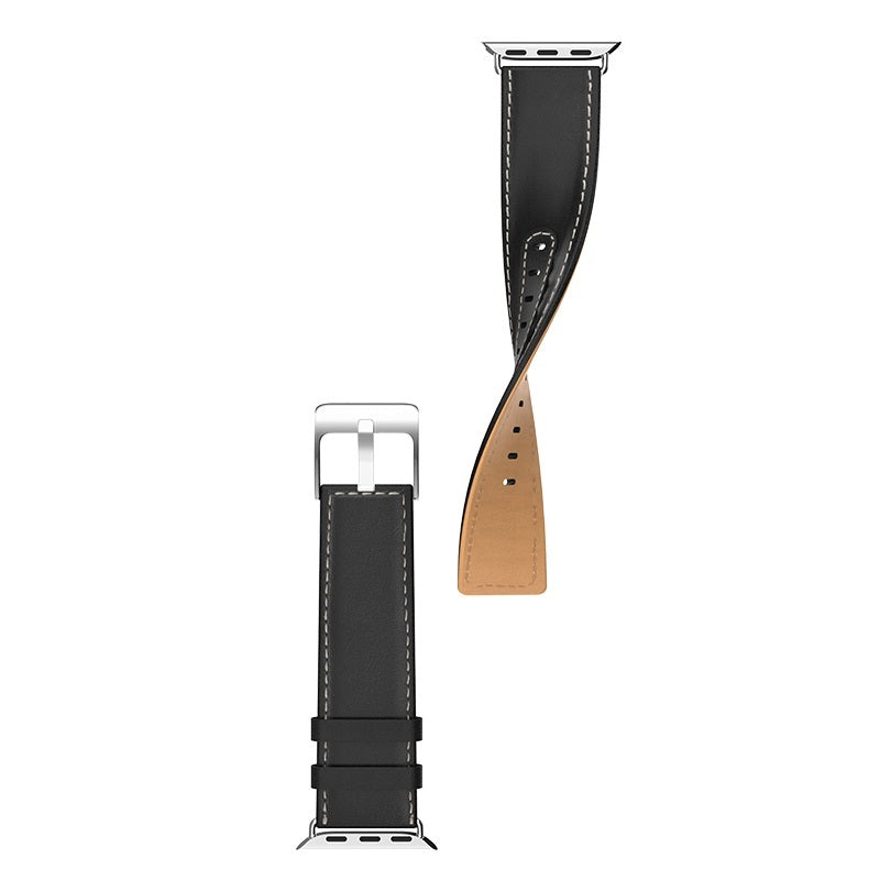 Шкіряний ремінець Hoco WB04 Duke series для Apple Watch Series 1/2/3/4 (42/44mm) Black