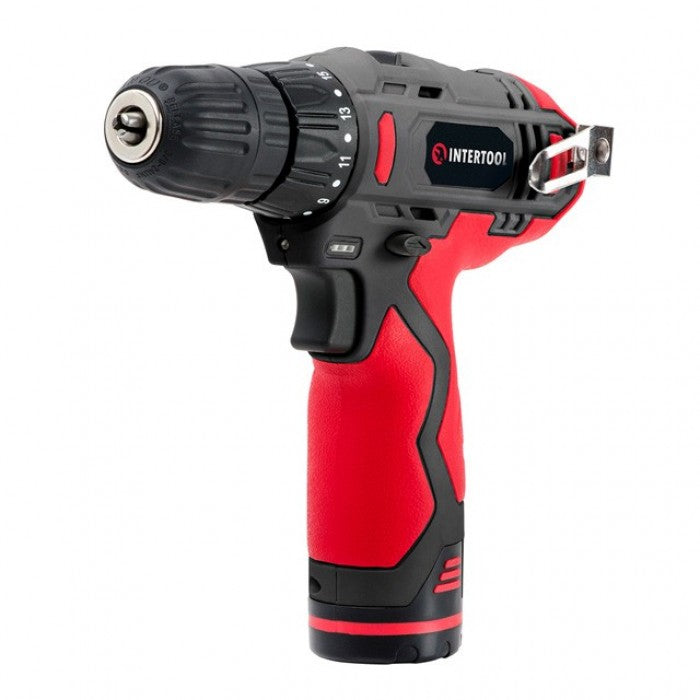 Дрель-шуруповерт INTERTOOL DT-0310 12В акумуляторна
