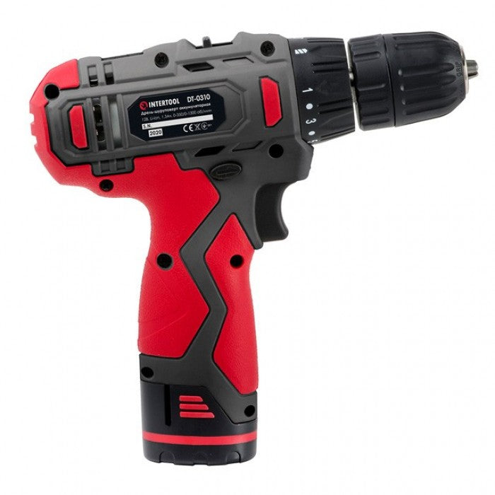 Дрель-шуруповерт INTERTOOL DT-0310 12В акумуляторна