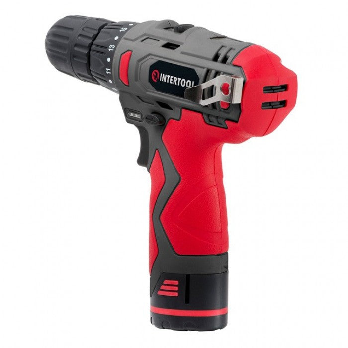 Дрель-шуруповерт INTERTOOL DT-0310 12В акумуляторна