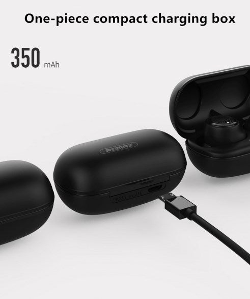 Bluetooth навушники Remax TWS-2 Black
