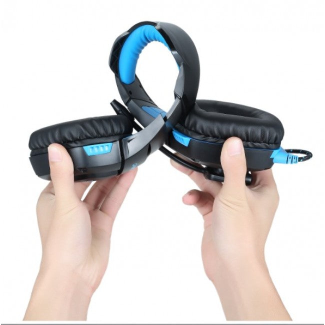 Навушники ігрові Onikuma K1-B з мікрофоном Чорний-Червоний