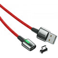 Магнітний кабель Baseus Zinc Magnetic Micro 2A 1m Червоний