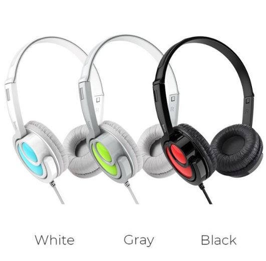 Навушники HOCO W17 Delightful Headphones Сірий