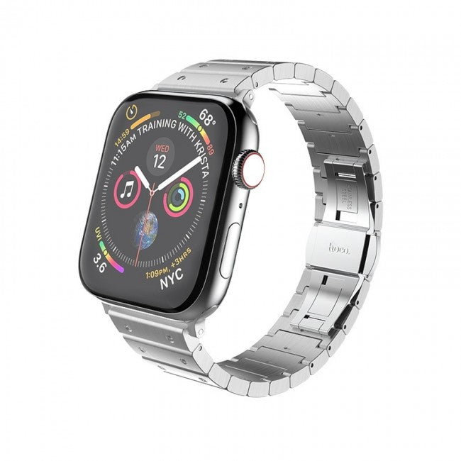 Металевий ремінець Hoco WB07 Precious steel strap для Apple Watch Series 1/2/3/4/5 (42/44mm) Black