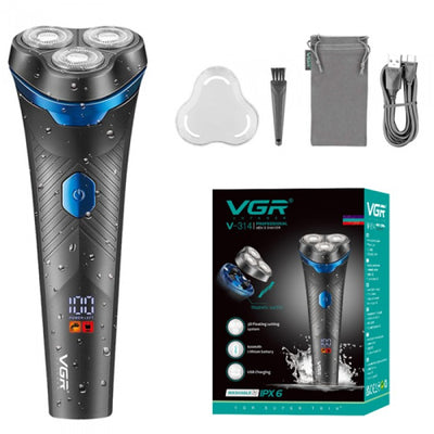 Електробритва VGR V-314 з плаваючими головками IPX6