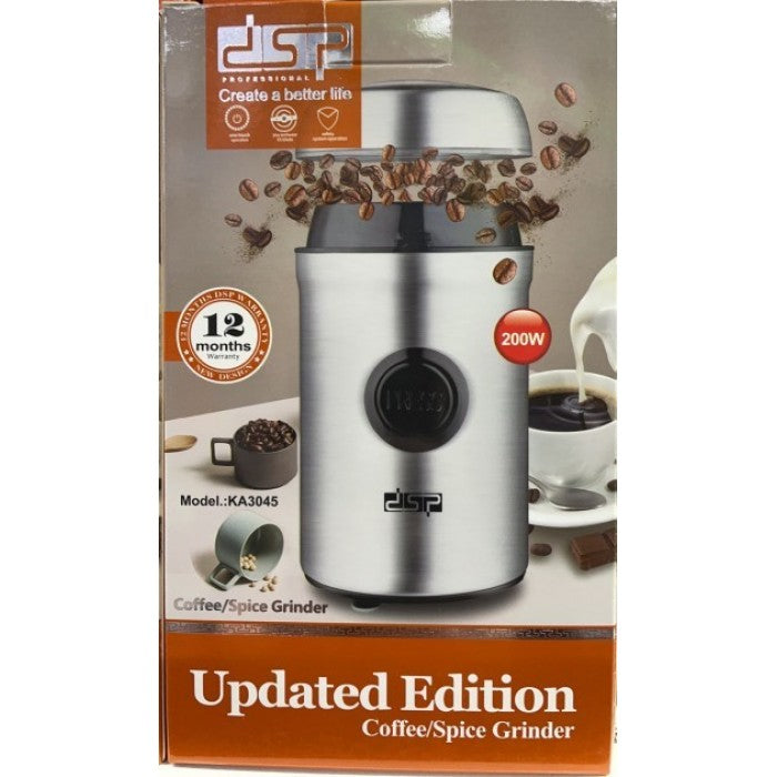 Кофемолка DSP KA-3045 роторна 200 Вт сіра