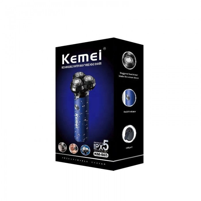 Електробритва Kemei KM-507 акумуляторна водостійка 5W