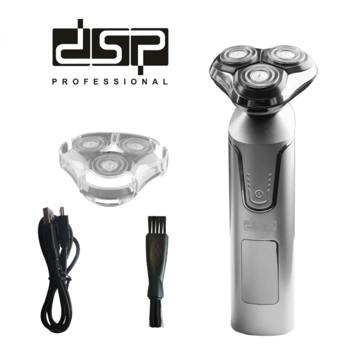 DSP 60112 Роторна електробритва USB IPX5 водостійка