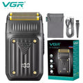Електробритва VGR V-363 з LED дисплеєм Чорна